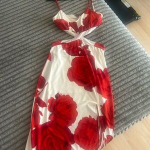 Floral cocktail dress very pretty